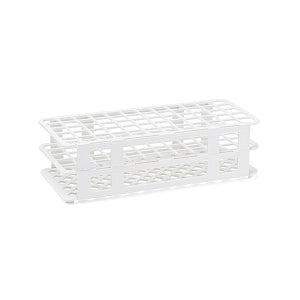 Medline 60-Place 17 mm Test Tube Racks - Test Tube Racks, 60-Place, 17 mm, White - MLAB17TRACKW