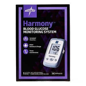 Medline Harmony Blood Glucose Monitoring System - Harmony Blood Glucose Meter, Professional Use Only - MPH6540
