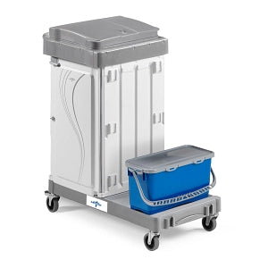 Medline MIYO Housekeeping Carts - Healthcare Housekeeping Cart, Large Base, One Tower - MPHMCOR2