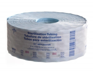 Medline Instrument Sterilization Tubing - Steam and Gas Sterilization Tubing, 3" x 656' Roll - MPP200410R