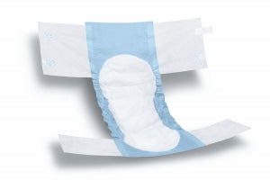Medline Cloth-Like Adult Incontinence Briefs - Clothlike Adult Incontinence Briefs, Size L, for Waist Size 48"-58" - MSC100LG