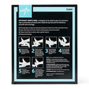 Medline Optifoam Gentle Silicone-Faced Foam and Border Heel Dressing - Optifoam Gentle Silicone-Faced Foam and Border Heel Dressing - MSC1200B