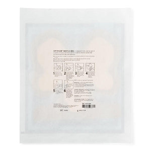 Medline Optifoam Gentle Silicone-Faced Foam and Border Heel Dressing - Optifoam Gentle Silicone-Faced Foam and Border Heel Dressing - MSC1200B