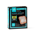 Medline Optifoam Gentle Silicone-Faced Foam Dressings with Liquitrap - Optifoam Gentle Silicone-Faced Foam Dressing with Liquitrap Super Absorbent Core, 3" x 3", in Educational Packaging - MSC2333EP