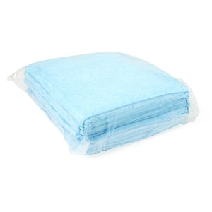 Medline Disposable Polymer Underpad - Fluff and Polymer Breathable Underpads, 28" x 36" - MSC282120
