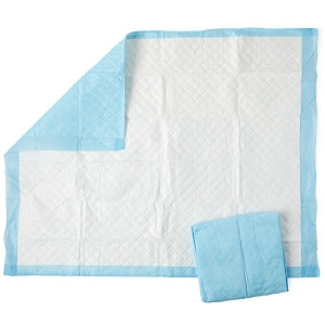 Medline Disposable Polymer Underpad - Fluff and Polymer Breathable Underpads, 28" x 36" - MSC282120