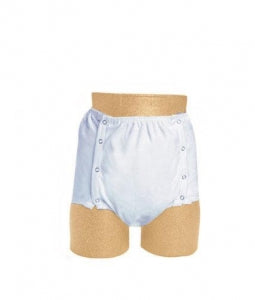 Medline Protection Plus Snap-Closure Adult Incontinence Underpants - Protection Plus Cotton Snap-Closure Adult Incontinence Underpants, Size XL, for Waist Size 42"-47" - MSC327300XL