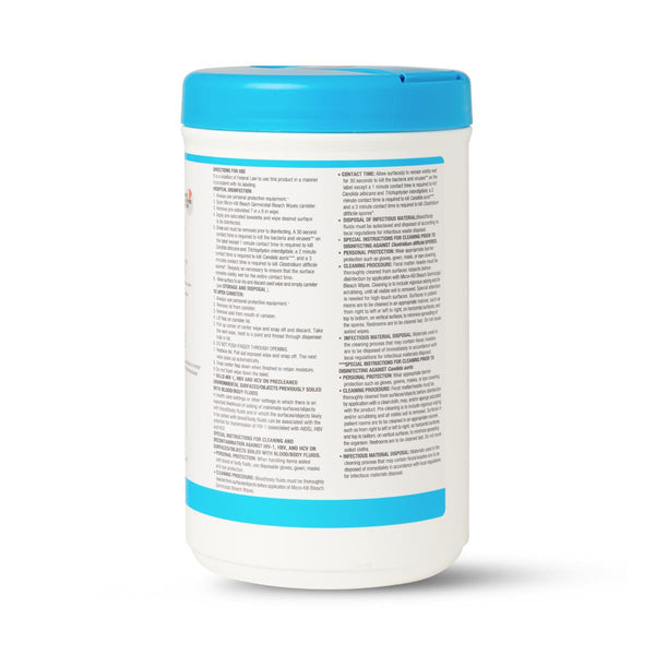 Medline Micro-Kill Bleach Germicidal Bleach Wipes