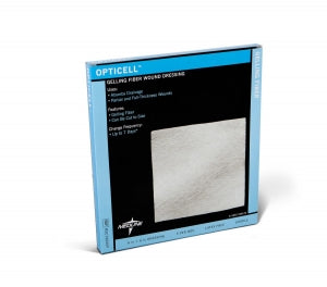 Medline Opticell Gelling Fiber Wound Dressings - Opticell Gelling Fiber Wound Dressing, 6" x 6", in Educational Packaging - MSC7866EP