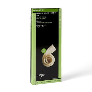 Medline Maxorb ES Reinforced CMC / Alginate Ribbon - Maxorb ES Reinforced CMC / Alginate Ribbon, 0.75" x 18", in Educational Packaging - MSC7918EP