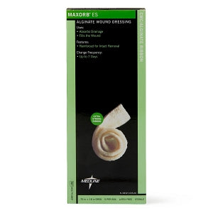 Medline Maxorb ES Reinforced CMC / Alginate Ribbon - Maxorb ES Reinforced CMC / Alginate Ribbon, 0.75" x 18", in Educational Packaging - MSC7918EP