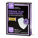 Medline Puracol Plus Collagen Wound Dressings - Puracol Plus Collagen Wound Dressing, Fenestrated, 2" W x 2.25" L - MSC8622EPF