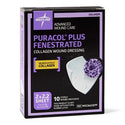 Medline Puracol Plus Collagen Wound Dressings - Puracol Plus Collagen Wound Dressing, Fenestrated, 2" W x 2.25" L - MSC8622EPF
