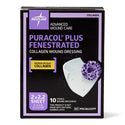 Medline Puracol Plus Collagen Wound Dressings - Puracol Plus Collagen Wound Dressing, Fenestrated, 2" W x 2.25" L - MSC8622EPF