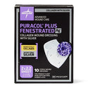 Medline Puracol Plus AG+ Collagen Wound Dressings with Silver - Puracol Plus AG+ Collagen Wound Dressings with Silver, Fenestrated, 2" x 2" - MSC8722EPF