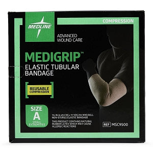 Medline Medigrip Elastic Tubular Support Bandage - MEDIGRIP Elasticated Tubular Support Bandage, Size A: 1-3/4"W (4.5 cm) for Infant Feet and Arms - MSC9500