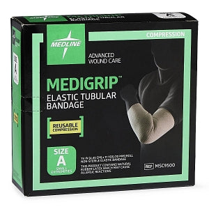 Medline Medigrip Elastic Tubular Support Bandage - MEDIGRIP Elasticated Tubular Support Bandage, Size A: 1-3/4"W (4.5 cm) for Infant Feet and Arms - MSC9500