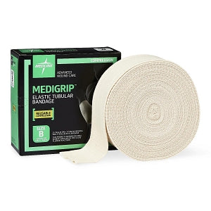Medline Medigrip Elastic Tubular Support Bandage - MEDIGRIP Elasticated Tubular Support Bandage, Size B: 2-1/2"W (6.3 cm) for Small Hands and Limbs - MSC9501
