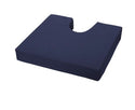 Medline Pressure Redistribution Foam Cushion with Coccyx Cutout - Coccyx Wheelchair Cushion, Retail, 18" x 16" x 3" - MSCCYX1816R