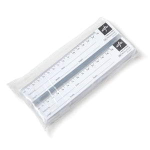 Medline Paper Wound Ruler - Educare Paper Wound Ruler, 25 Rulers per Pad - MSCEDURULER