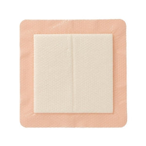 Medline Optifoam Gentle EX Foam Dressings - Optifoam Gentle EX Bordered Foam Dressing, 6" x 6", in Educational Packaging - MSCEX66EP