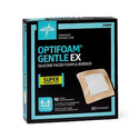 Medline Optifoam Gentle EX Foam Dressings - Optifoam Gentle EX Bordered Foam Dressing, 6" x 6", in Educational Packaging - MSCEX66EP