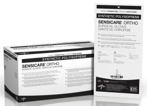 Medline SensiCare Ortho Sterile Powder-Free Polyisoprene Surgical Gloves - SensiCare Ortho Sterile Powder-Free Polyisoprene Surgical Gloves, Size 6.5 - MSG1465