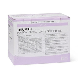 Medline Triumph Latex Surgical Gloves - Triumph Surgical Gloves, Size 7 - MSG2270