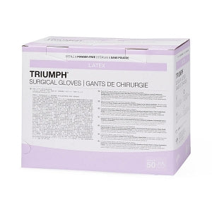 Medline Triumph Latex Surgical Gloves - Triumph Surgical Gloves, Size 8 - MSG2280