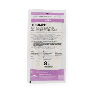 Medline Triumph Latex Surgical Gloves - Triumph Surgical Gloves, Size 8 - MSG2280