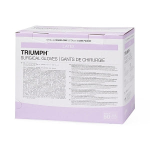Medline Triumph Latex Surgical Gloves - Triumph Surgical Gloves, Size 8.5 - MSG2285