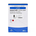 Medline Signature Latex Grip Surgical Gloves - Signature Latex Grip Powder-Free Surgical Gloves, Size 8 - MSG2980