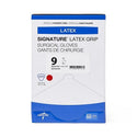 Medline Signature Latex Grip Surgical Gloves - Signature Latex Grip Powder-Free Surgical Gloves, Size 9 - MSG2990