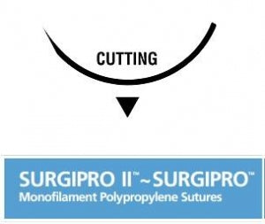 Medline Surgipro-II and Surgilon Sutures - DBD-SUTURE, MDL, SURGIPRO-II, BLUE, 4/0, 18", - MSUSP5699GMDL