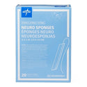 Medline X-Ray Detectable Neuro Sponge Patties - X-Ray Detectable Sterile Neuro Sponge, 3/4" x 3/4", 10/Pack - NEUROSPNG11