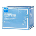 Medline X-Ray Detectable Neuro Sponge Patties - X-Ray Detectable Sterile Neuro Sponge, 1" x 3", 10/Pack - NEUROSPNG14
