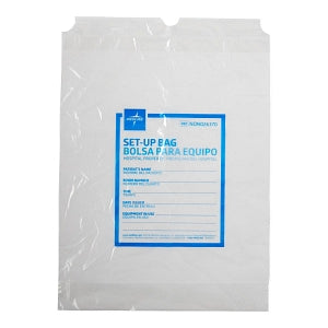 Medline Respiratory Patient Set-Up Bag - Respiratory Patient Set-Up Bag, 12" x 16" - NON026370
