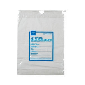 Medline Respiratory Patient Set-Up Bag - Respiratory Patient Set-Up Bag, 12" x 16" - NON026370