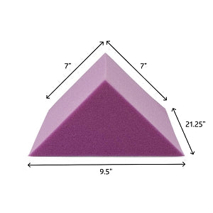 Medline Disposable Foam Positioning Wedges - Foam Wedge Positioner, Spinal, 21.25" x 7" x 7" - NON081255