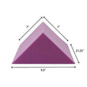 Medline Disposable Foam Positioning Wedges - Foam Wedge Positioner, Spinal, 21.25" x 7" x 7" - NON081255