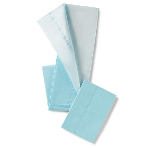 Medline Sterile Disposable Drapes - Sterile Tissue / Poly / Tissue Disposable Drapes, 18" x 26" - NON21001