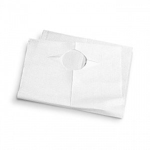 Medline Disposable Tissue / Poly-Backed Adult Bibs - Disposable Tissue / Poly Slip-On Adult Bib, 19" x 35" - NON24265