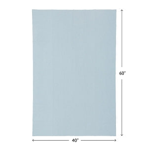 Medline Tissue / Poly Drape Sheet - Tissue-Poly Drape Sheets, Blue, 40" x 60" - NON24338