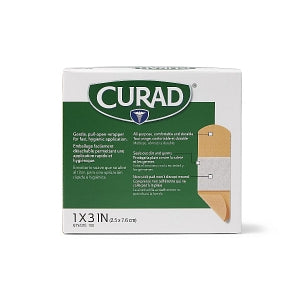 Medline Quick Strip Plastic Adhesive Bandages - Quick Strip Plastic Sterile Adhesive Bandages, 1" x 3" - NON25600QS