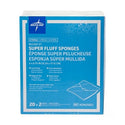 Medline Sterile Bulkee II Extra Absorbent Super Fluff Sponge - Bulkee II Super Fluff Sponges, 6" x 6.75" in 2-Packs - NON25852