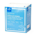 Medline Sterile Bulkee II Extra Absorbent Super Fluff Sponge - Bulkee II Super Fluff Sponges, 6" x 6.75" in 2-Packs - NON25852