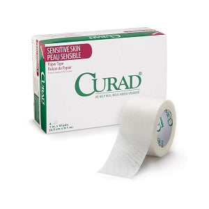 Medline CURAD Sensitive Paper Adhesive Tape - CURAD Gentle Adhesive Paper Tape for Sensitive Skin, 2" x 10 yd. - NON260002E