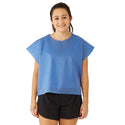 Medline Disposable Multi Layer Patient Cape - Multilayer Patient Cape, One Size Fits Most, Dark Blue - NON27036