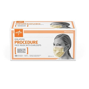 Medline Isolation Face Masks with Ear Loops - Isolation Face Mask with ...
