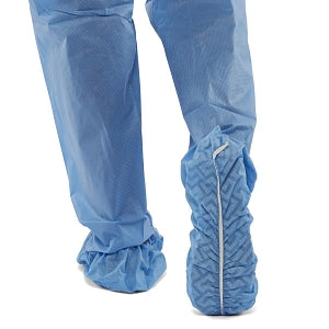 Medline Non-Skid Multi-Layer Shoe Covers - Nonskid Multilayer Shoe Covers, Blue, Size Regular - NON28858